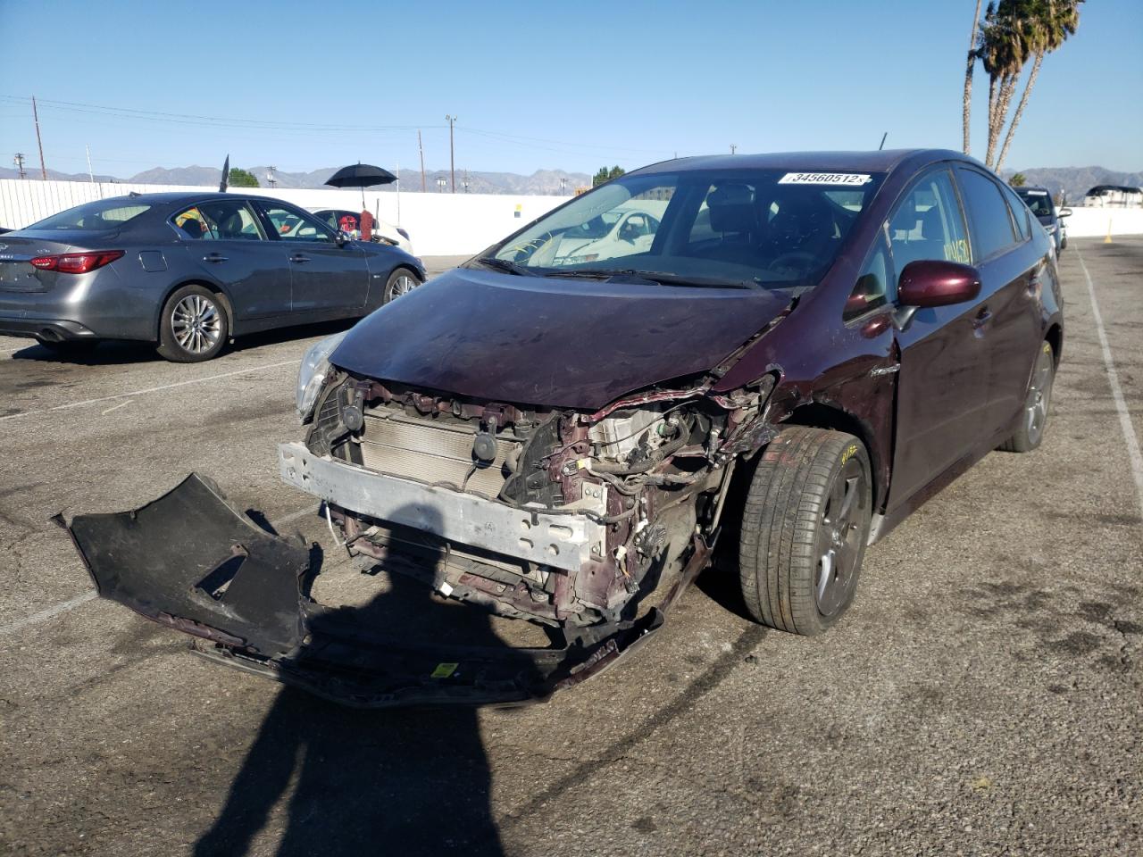 Photo 2 from auction – 2013 TOYOTA PRIUS with VIN JTDKN3DU3D5601419