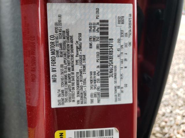 Photo 10 from auction – 2014 LINCOLN MKZ with VIN 3LN6L2GK8ER834718