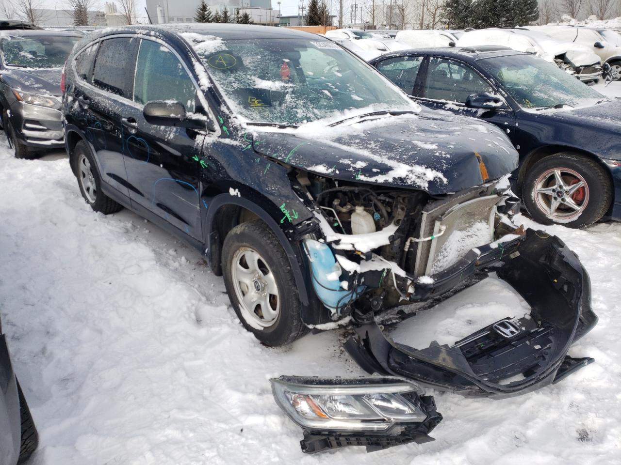 Photo 1 from auction – 2016 HONDA CR-V LX with VIN 2HKRM3H34GH001273