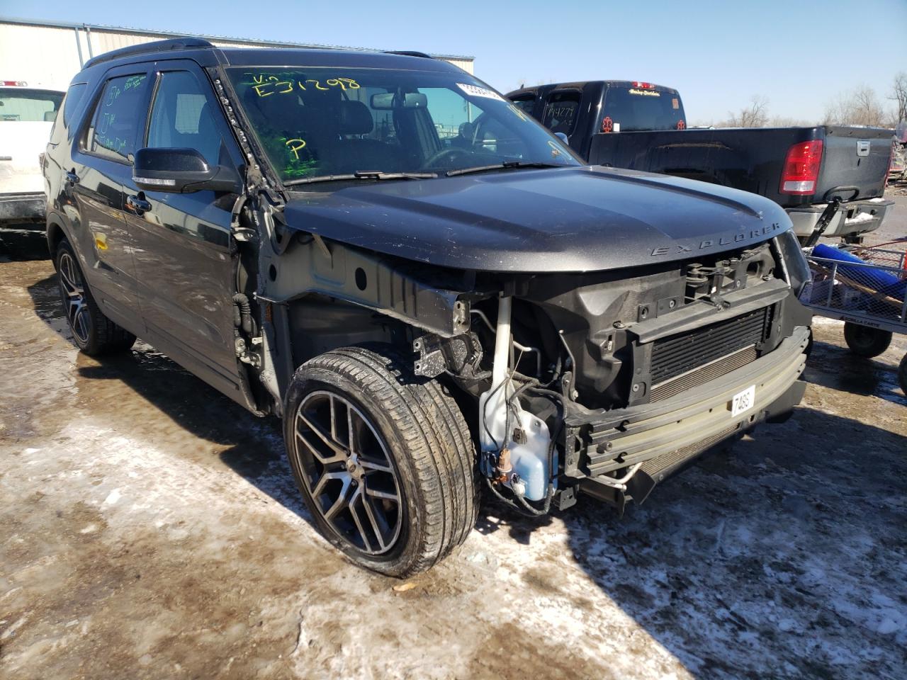FORD EXPLORER S 2017 with VIN 1FM5K8GT5HGE31298 - Photo from auction