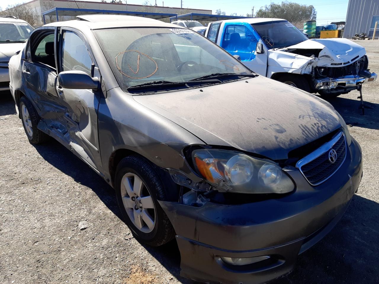 TOYOTA COROLLA CE 2005 with VIN 1NXBR32E95Z487042 - Photo from auction