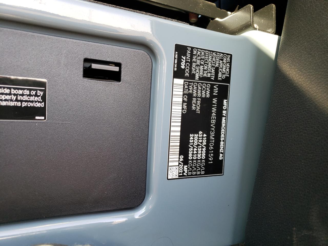 Photo 10 from auction – 2021 MERCEDES-BENZ SPRINTER 2 with VIN W1W4EBVY3MT061591