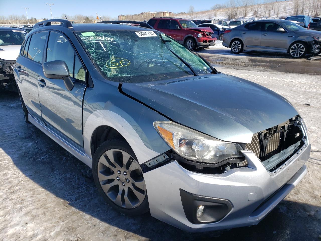 SUBARU IMPREZA SP 2012 with VIN JF1GPAU6XCH222202 - Photo from auction