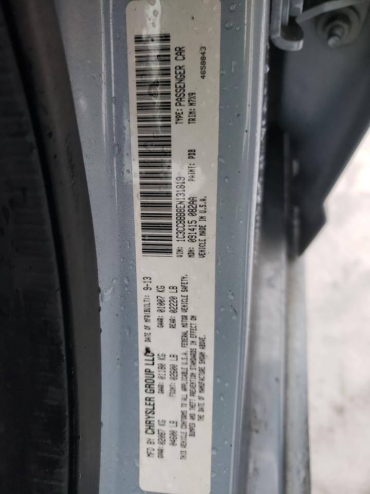 Photo 10 from auction – 2014 CHRYSLER 200 TOURIN with VIN 1C3CCBBB8EN131819