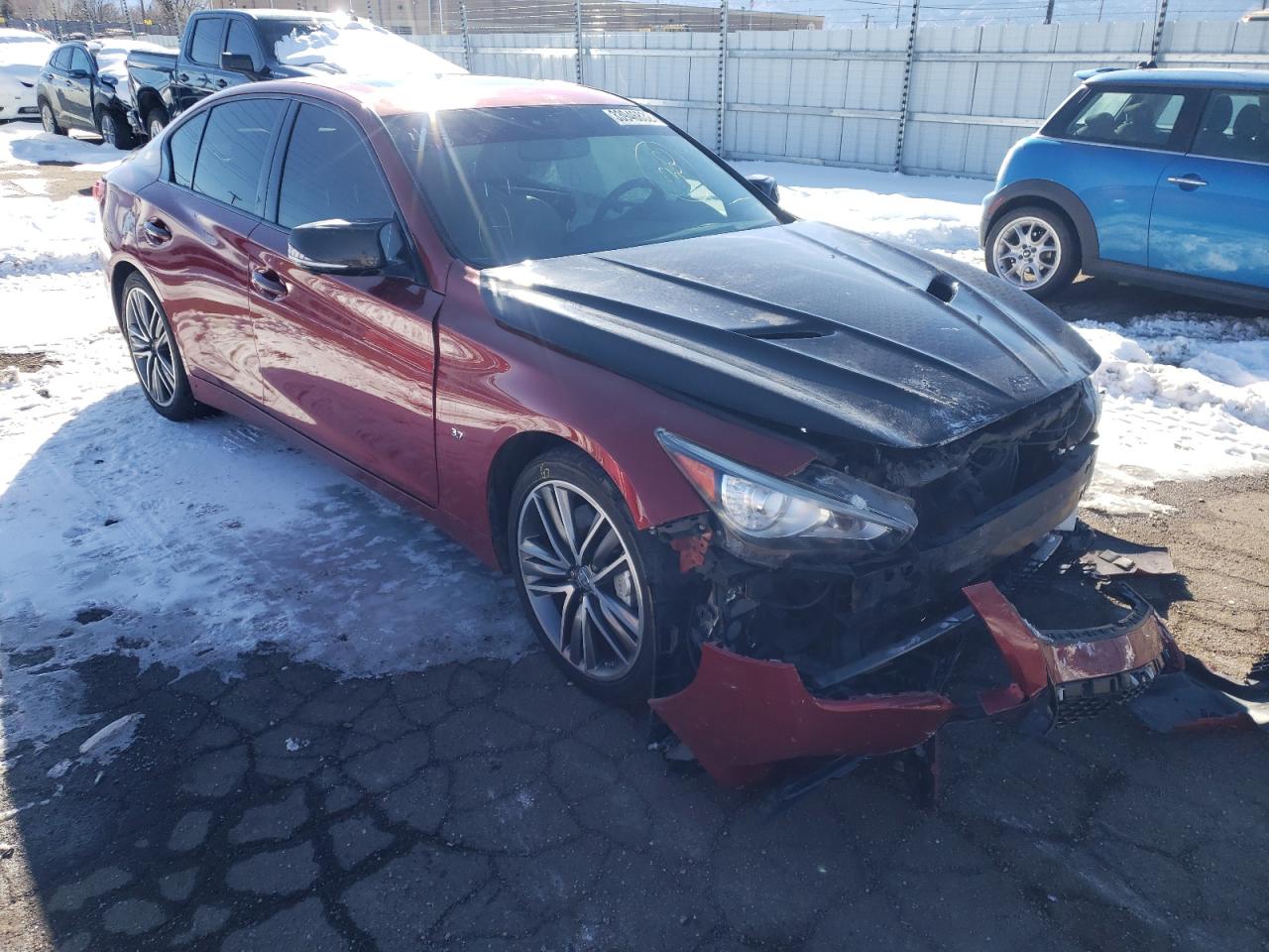 INFINITI Q50 BASE 2014 with VIN JN1BV7AP1EM679195 - Photo from auction
