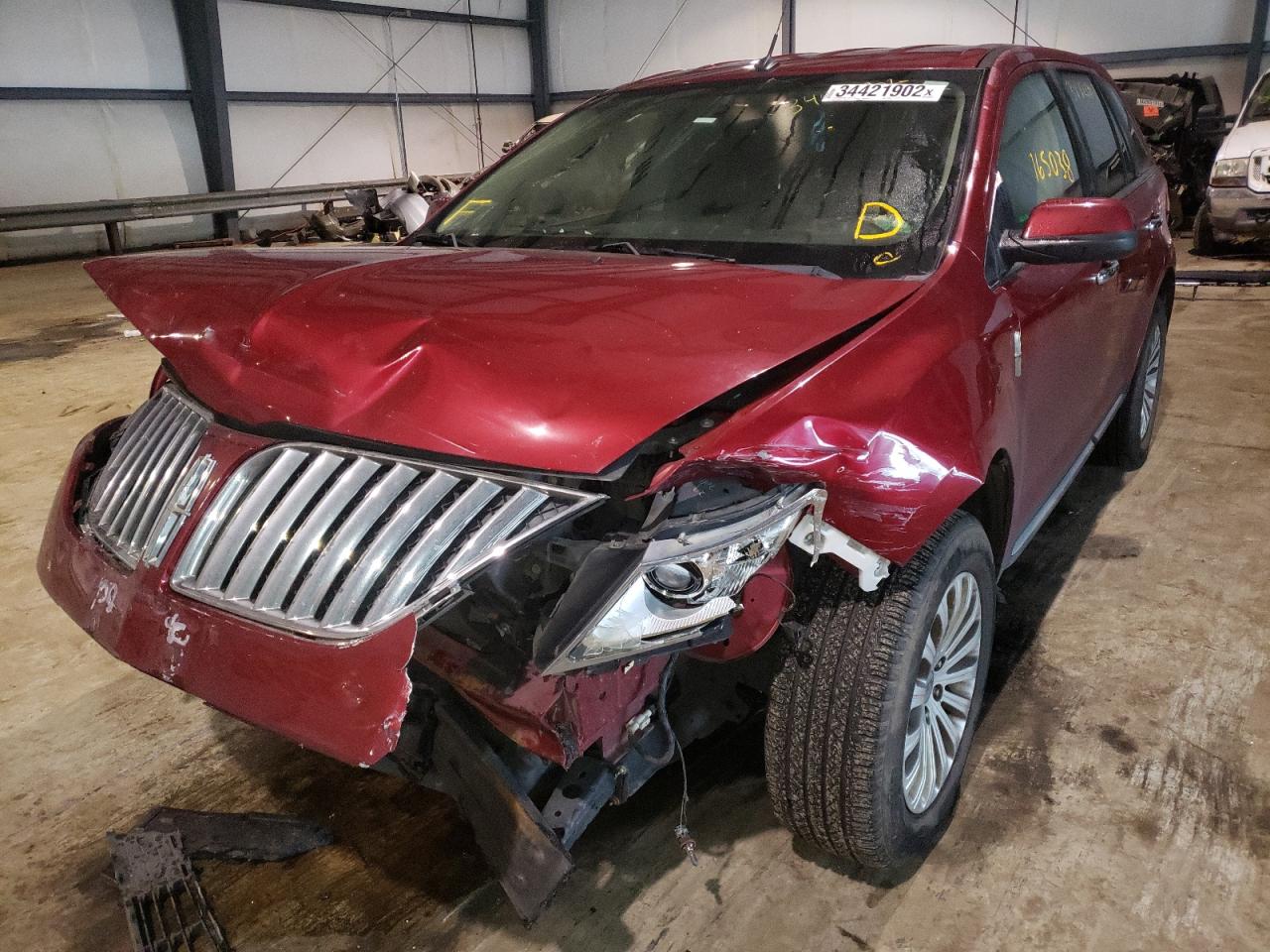 Photo 2 from auction – 2013 LINCOLN MKX with VIN 2LMDJ8JK7DBL04606