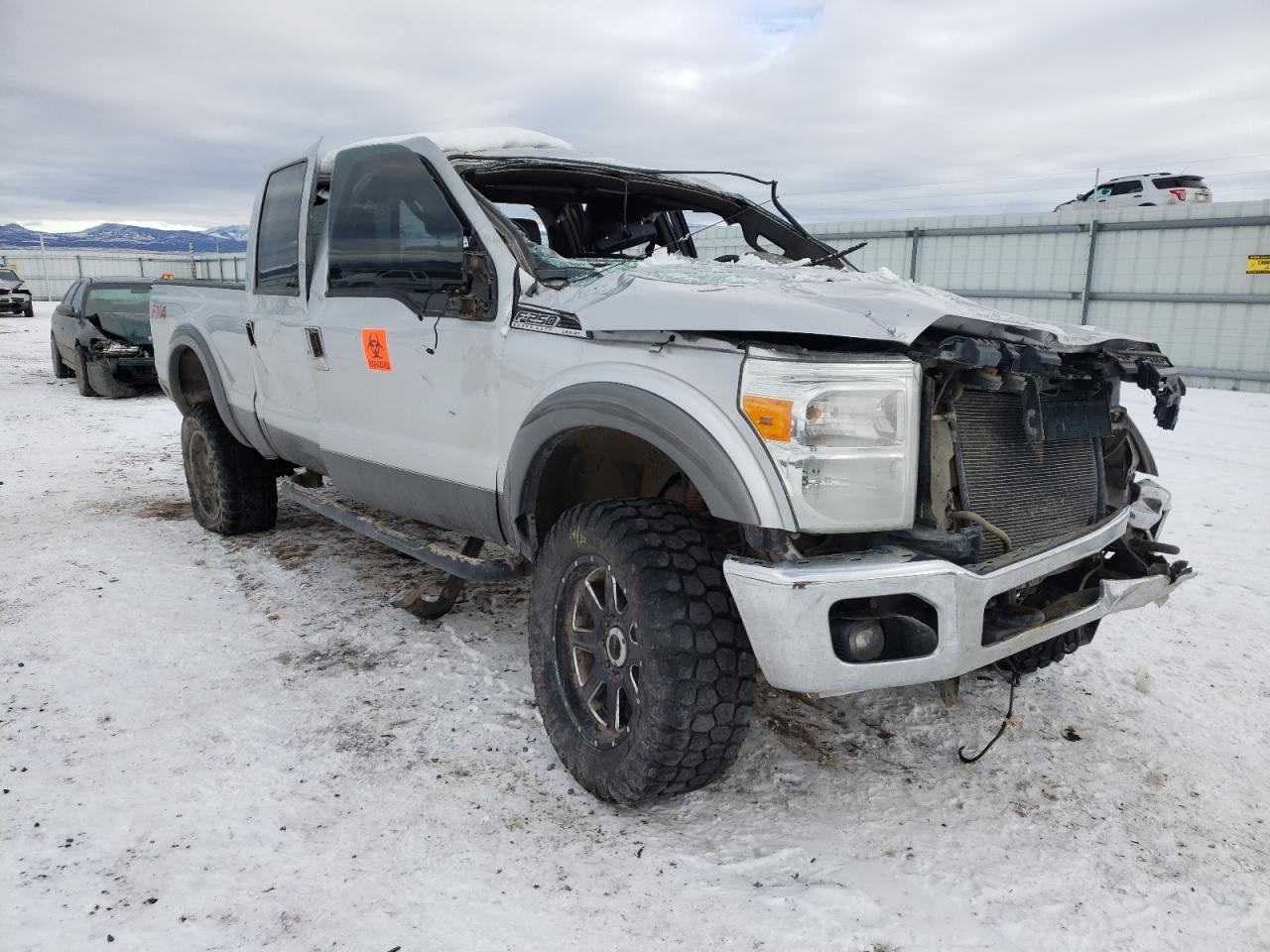 FORD F250 SUPER 2012 with VIN 1FT7W2B67CEA04287 - Photo from auction