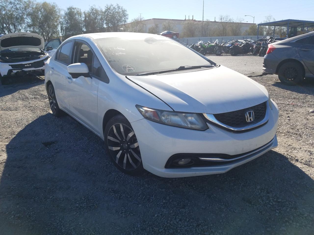 HONDA CIVIC EXL 2014 with VIN 19XFB2F93EE048631 - Photo from auction