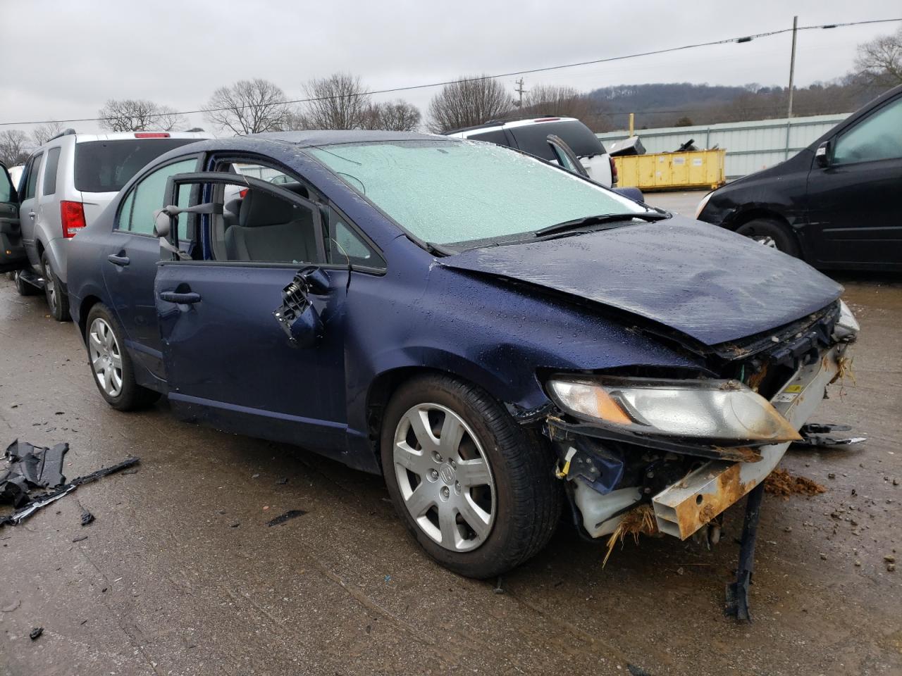 HONDA CIVIC LX 2010 with VIN 19XFA1F56AE086150 - Photo from auction