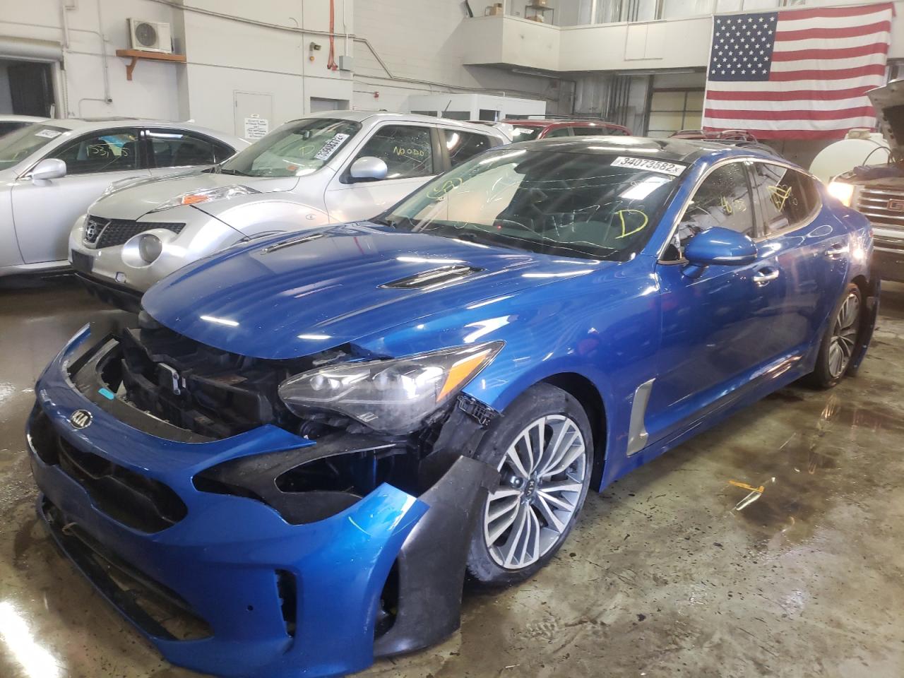 Photo 2 from auction – 2018 KIA STINGER PR with VIN KNAE25LA0J6015496