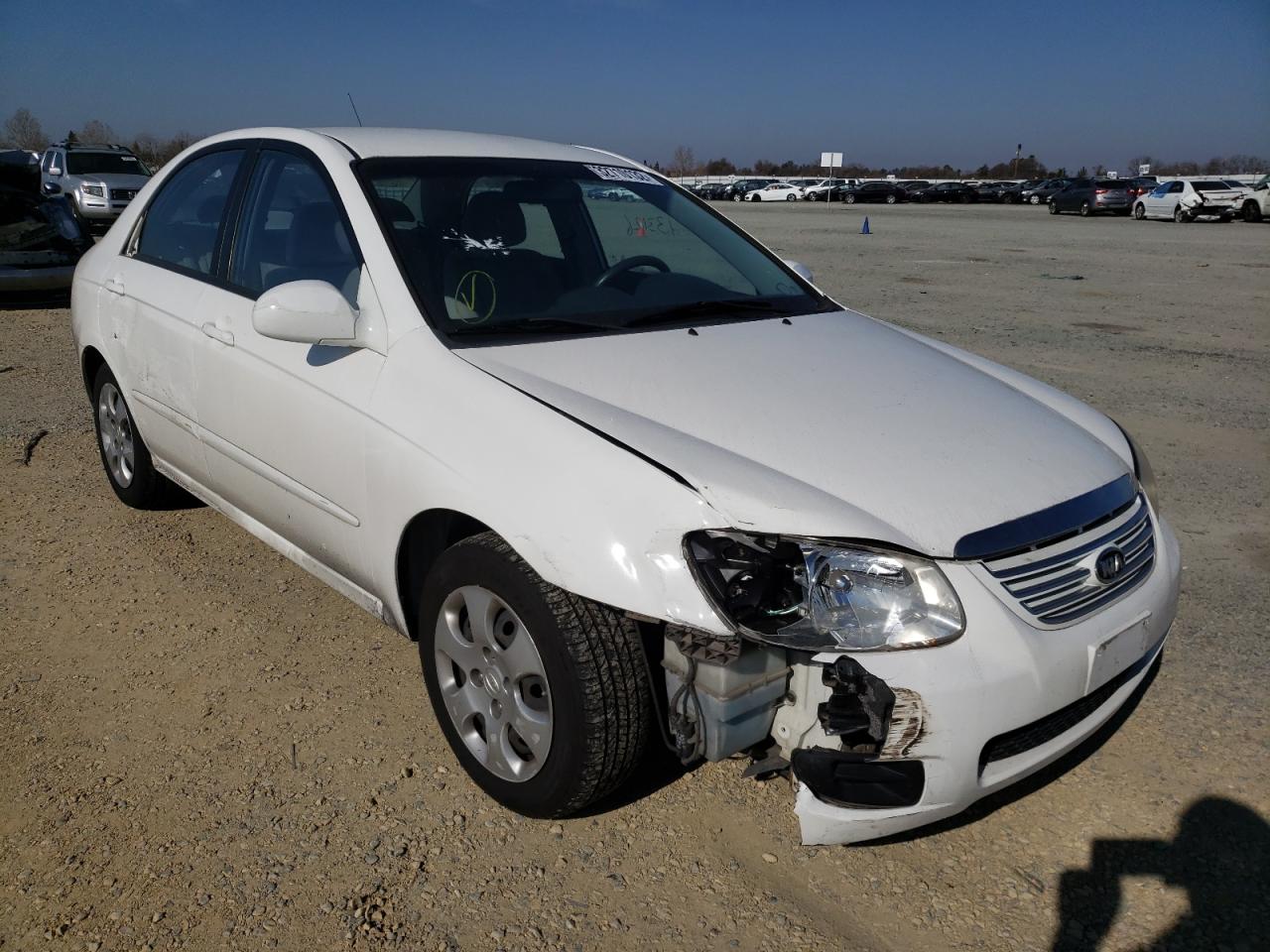 KIA SPECTRA EX 2007 with VIN KNAFE122275428369 - Photo from auction
