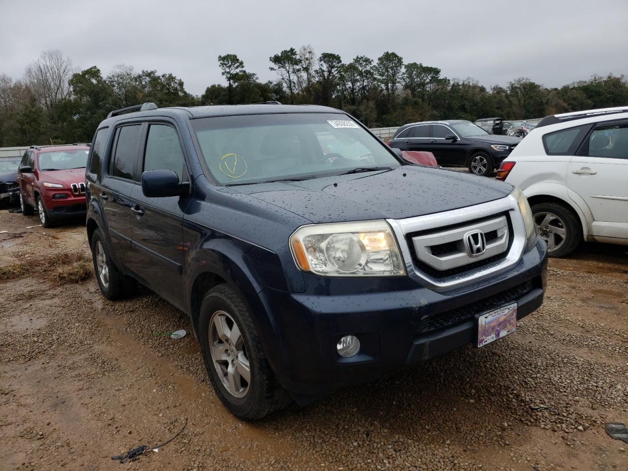 HONDA PILOT EXL 2011 with VIN 5FNYF4H54BB043172 - Photo from auction