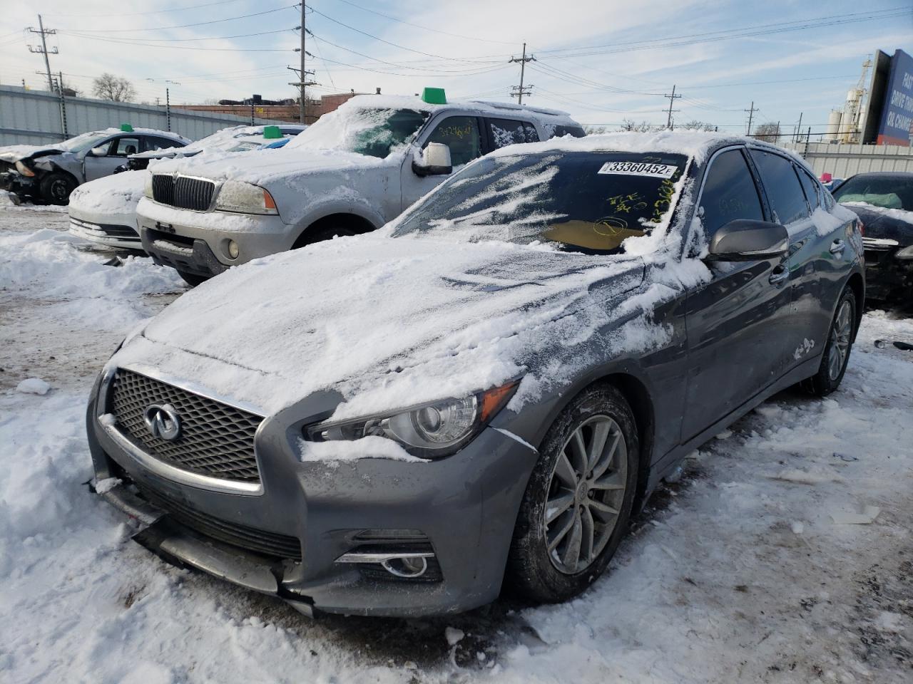 Photo 2 from auction – 2014 INFINITI Q50 BASE with VIN JN1BV7AP9EM676898