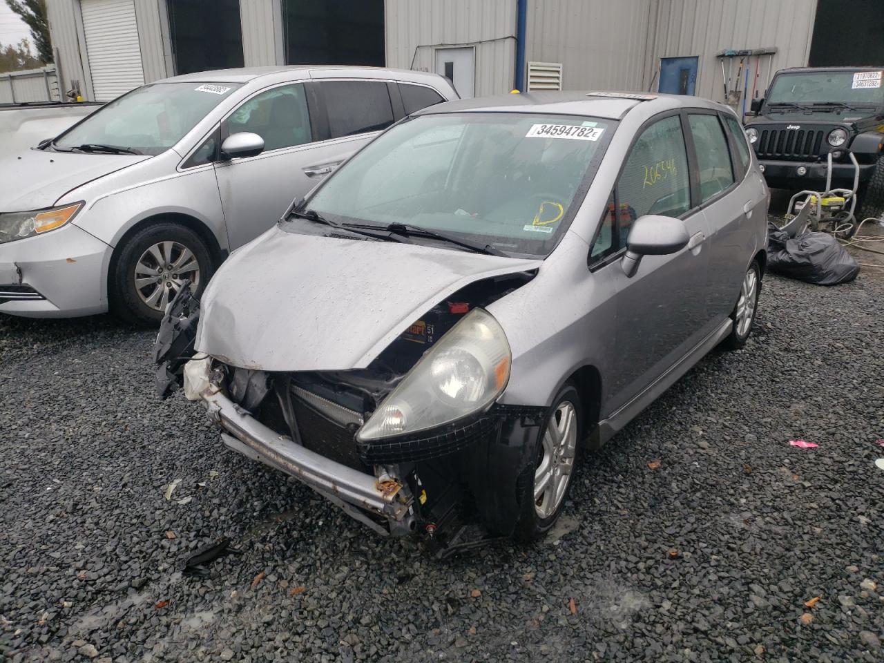 Photo 2 from auction – 2007 HONDA FIT S with VIN JHMGD38677S028596