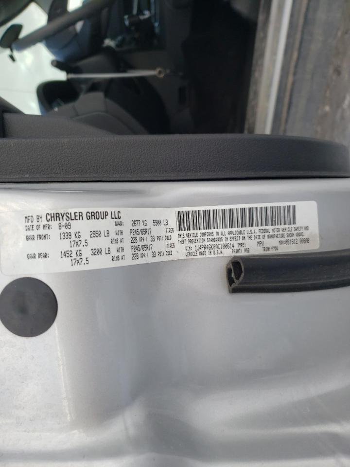 Photo 10 from auction – 2010 JEEP GRAND CHER with VIN 1J4PR4GK0AC100614