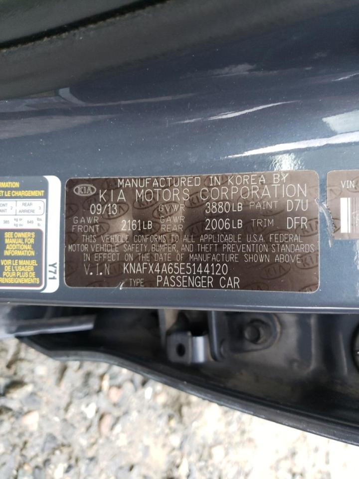Photo 10 from auction – 2014 KIA FORTE LX with VIN KNAFX4A65E5144120
