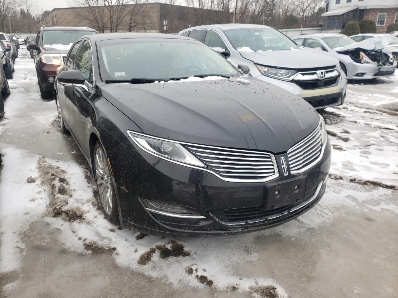 LINCOLN MKZ 2015 with VIN 3LN6L2JK7FR619986 - Photo from auction