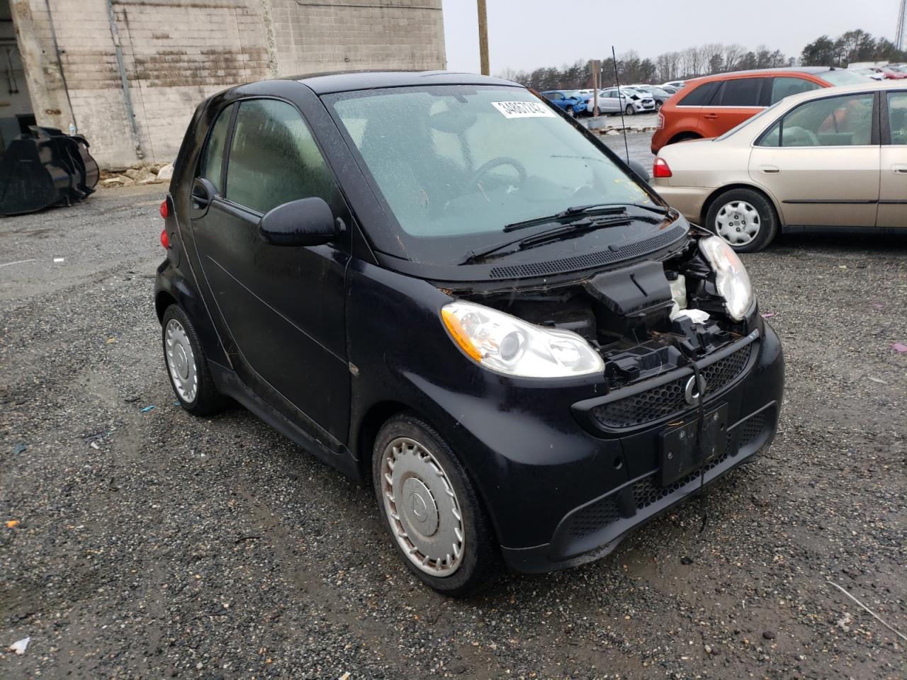 SMART FORTWO PUR 2013 with VIN WMEEJ3BA0DK624029 - Photo from auction