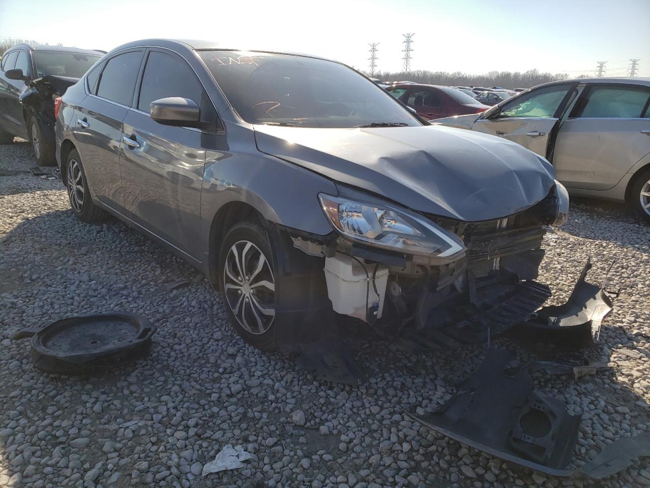 NISSAN SENTRA S 2017 with VIN 3N1AB7AP3HY339391 - Photo from auction