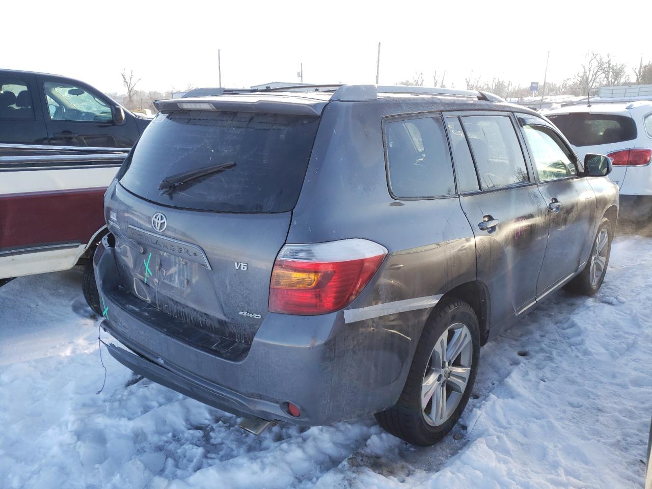 Photo 4 from auction – 2008 TOYOTA HIGHLANDER with VIN JTEES43AX82076493