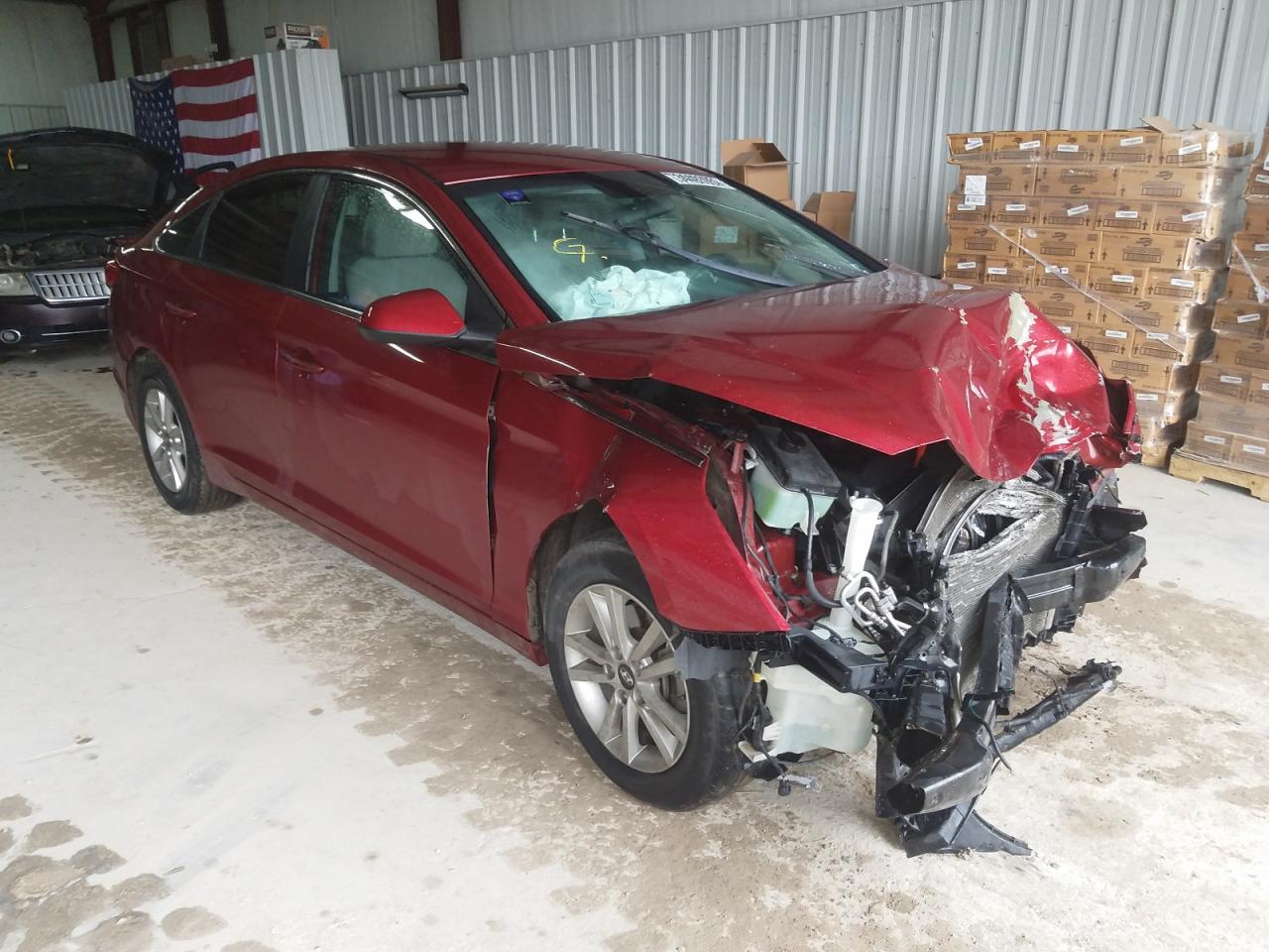 HYUNDAI SONATA SE 2015 with VIN 5NPE24AF4FH006647 - Photo from auction