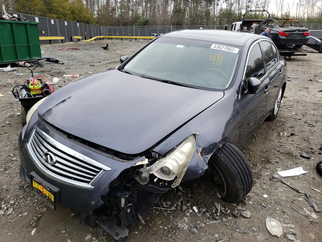 Photo 2 from auction – 2011 INFINITI G37 with VIN JN1CV6AR2BM401174
