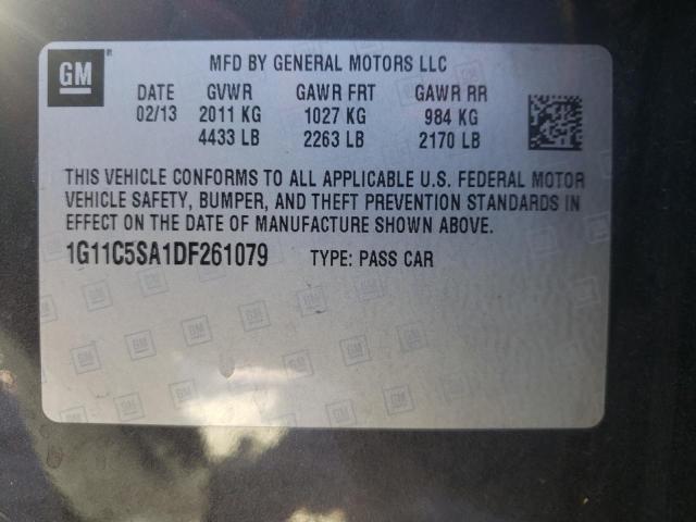 Photo 10 from auction – 2013 CHEVROLET MALIBU 1LT with VIN 1G11C5SA1DF261079