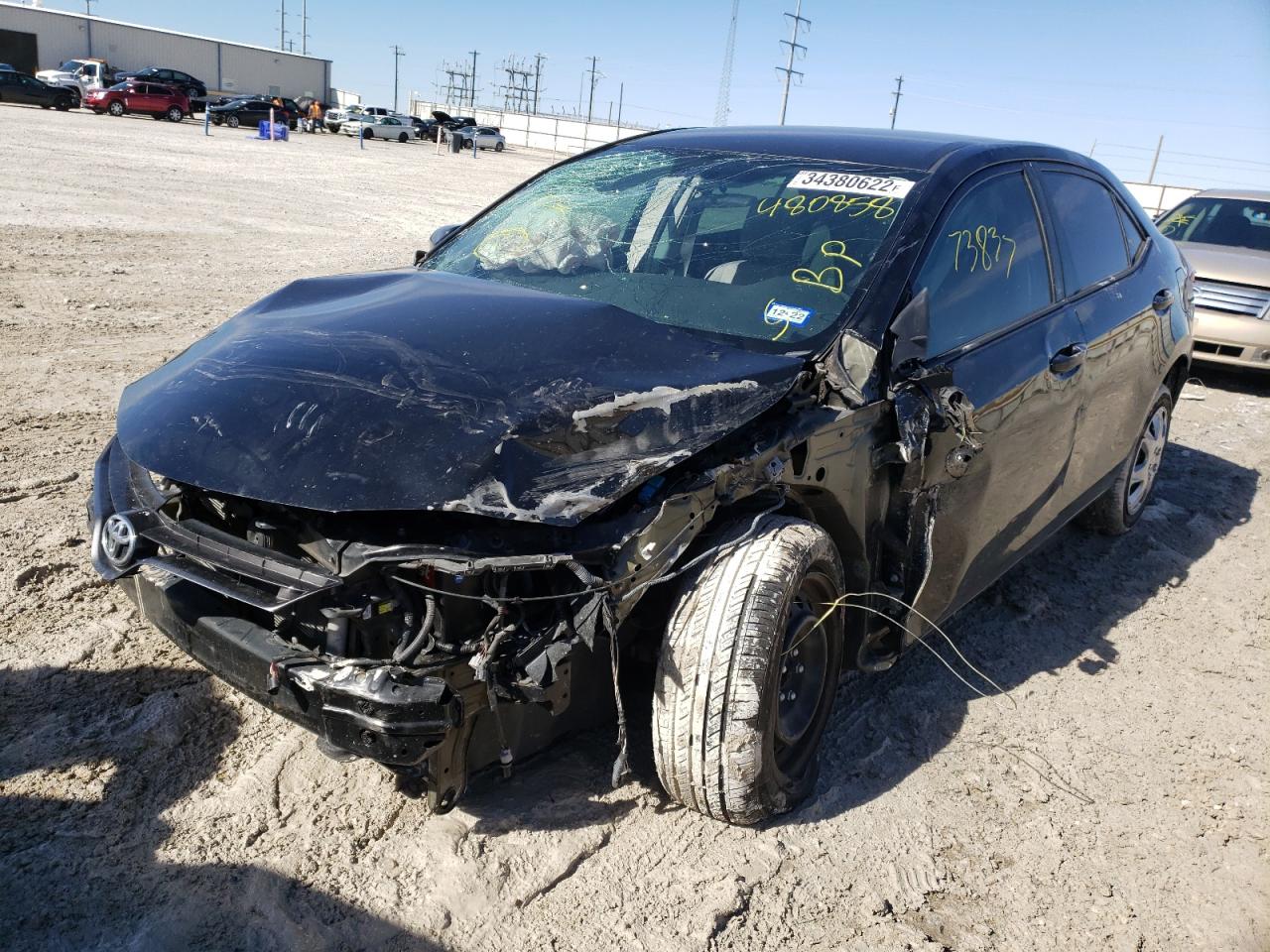 Photo 2 from auction – 2016 TOYOTA COROLLA L with VIN 5YFBURHE3GP480858