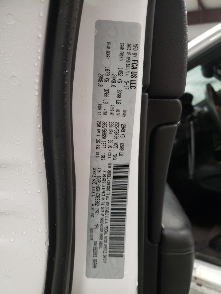 Photo 10 from auction – 2017 JEEP GRAND CHER with VIN 1C4RJFAG0HC922362