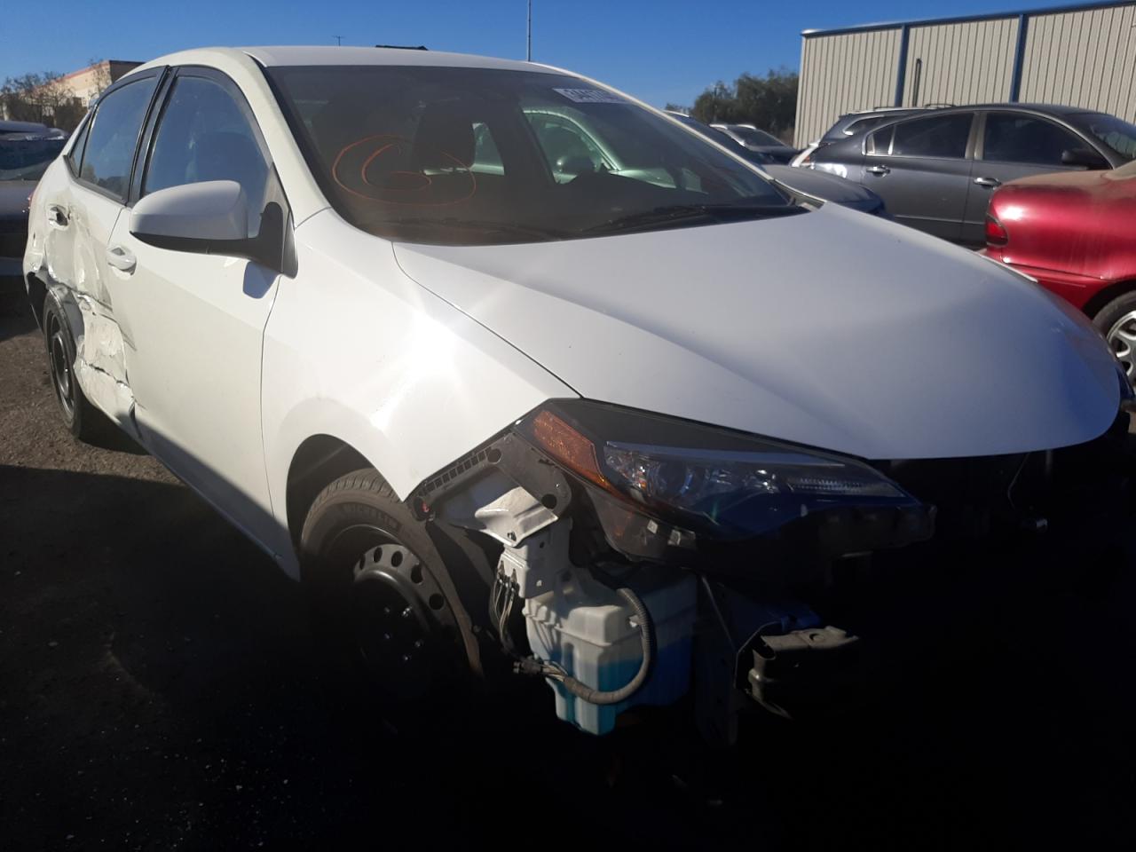 TOYOTA COROLLA L 2017 with VIN 5YFBURHE7HP655422 - Photo from auction