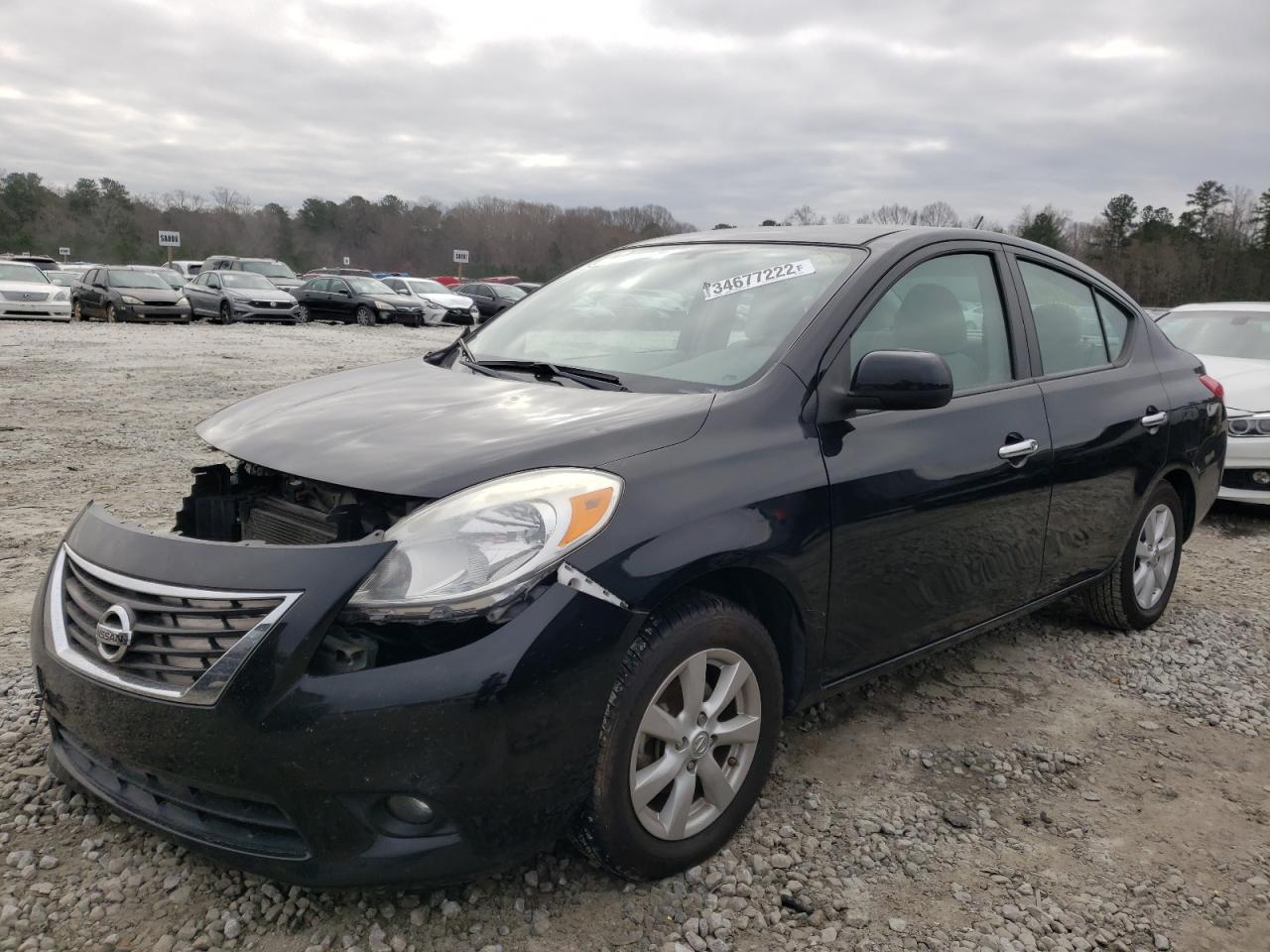 Photo 2 from auction – 2012 NISSAN VERSA S with VIN 3N1CN7AP7CL802204