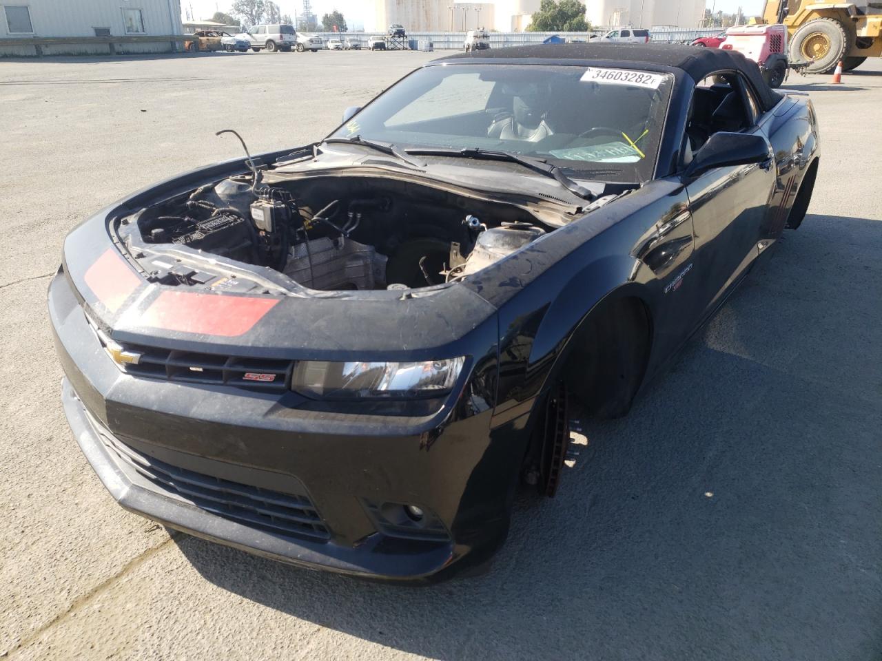 Photo 2 from auction – 2014 CHEVROLET CAMARO 2SS with VIN 2G1FK3DJ4E9279614