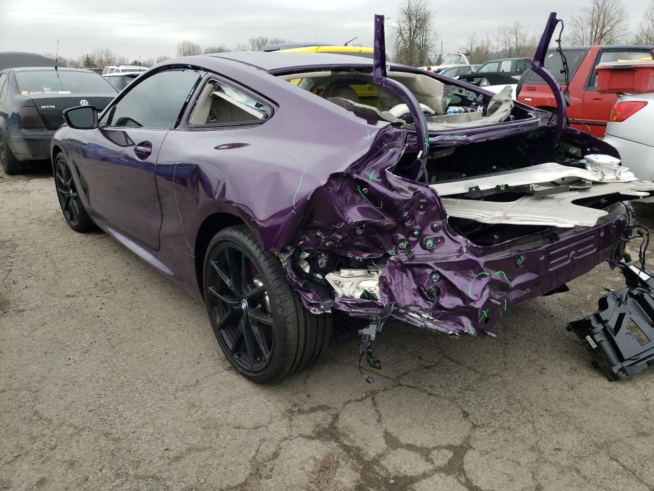 Photo 3 from auction – 2022 BMW 840XI with VIN WBAAE4C03NCG77929