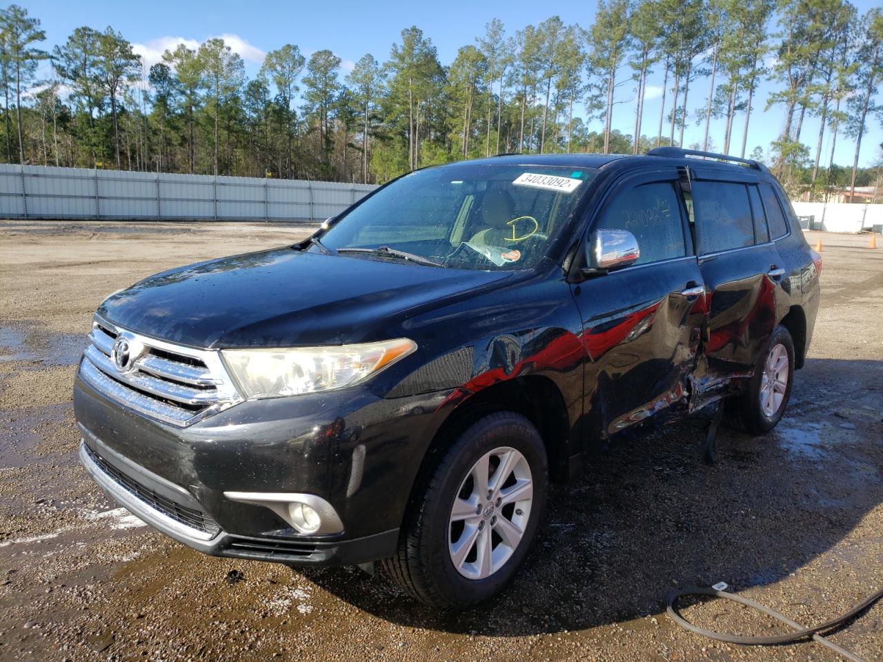 Photo 2 from auction – 2012 TOYOTA HIGHLANDER with VIN 5TDZK3EH4CS088375
