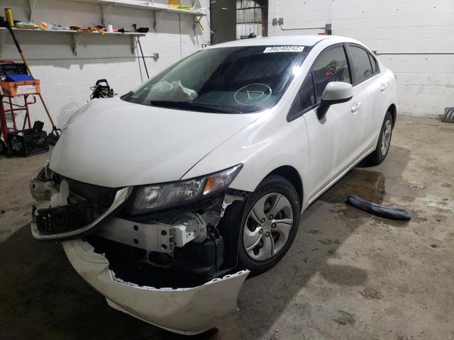 Photo 2 from auction – 2013 HONDA CIVIC LX with VIN 19XFB2F53DE093094