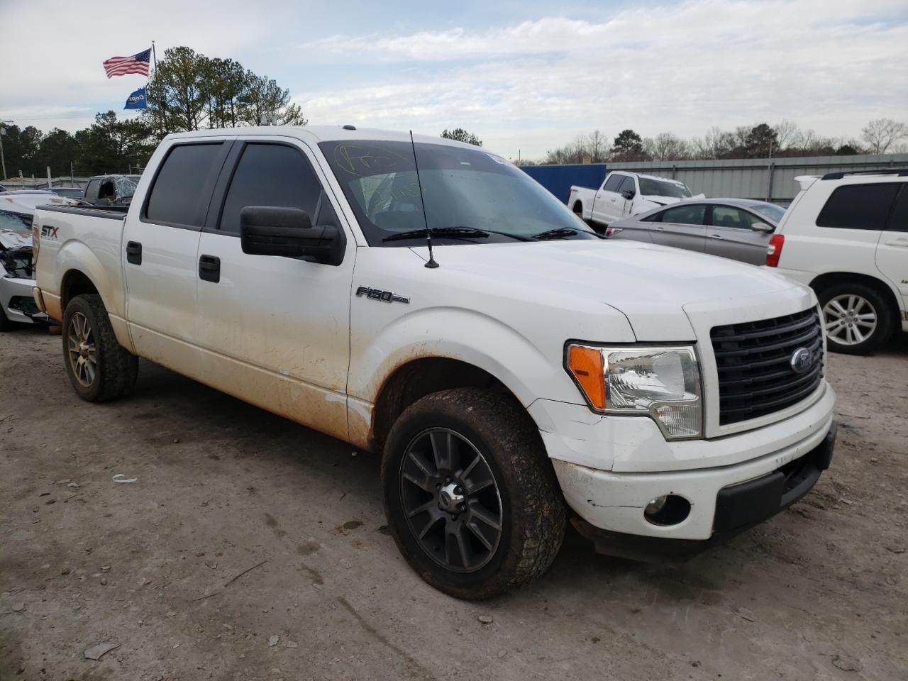 FORD F150 SUPER 2014 with VIN 1FTFW1CF1EFB67230 - Photo from auction