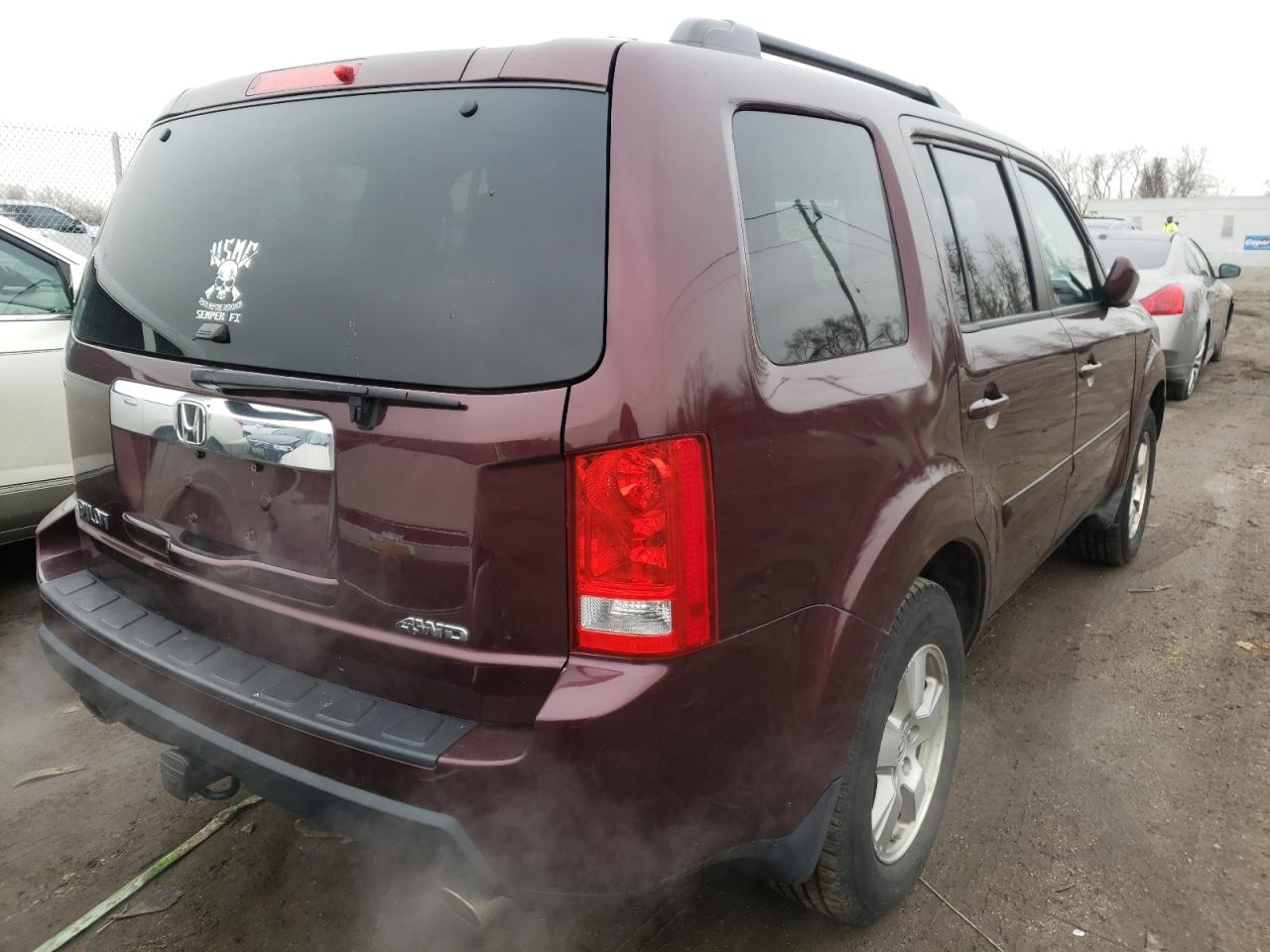 Photo 4 from auction – 2011 HONDA PILOT EX with VIN 5FNYF4H49BB059732