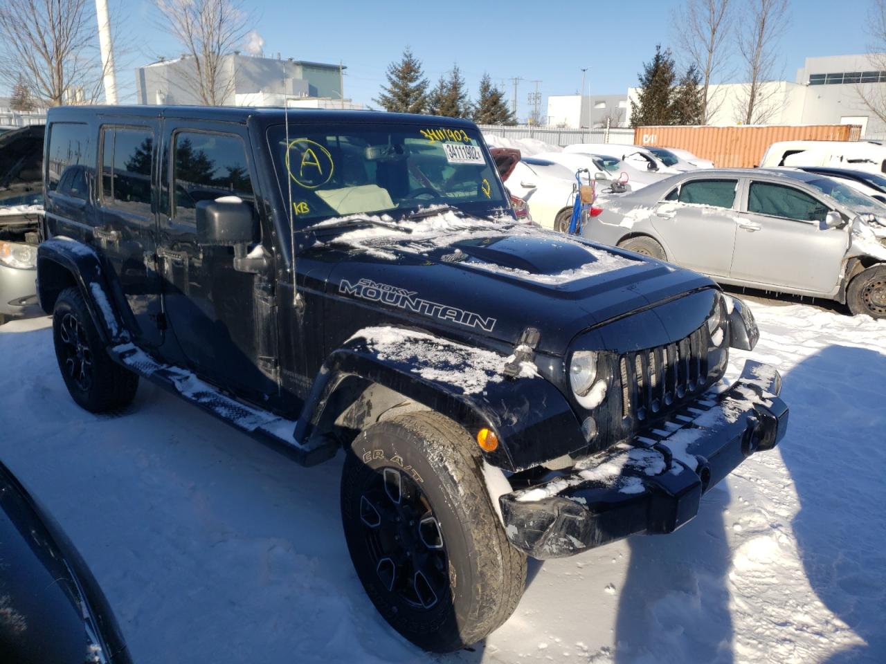 JEEP WRANGLER U 2017 with VIN 1C4BJWEG7HL660416 - Photo from auction