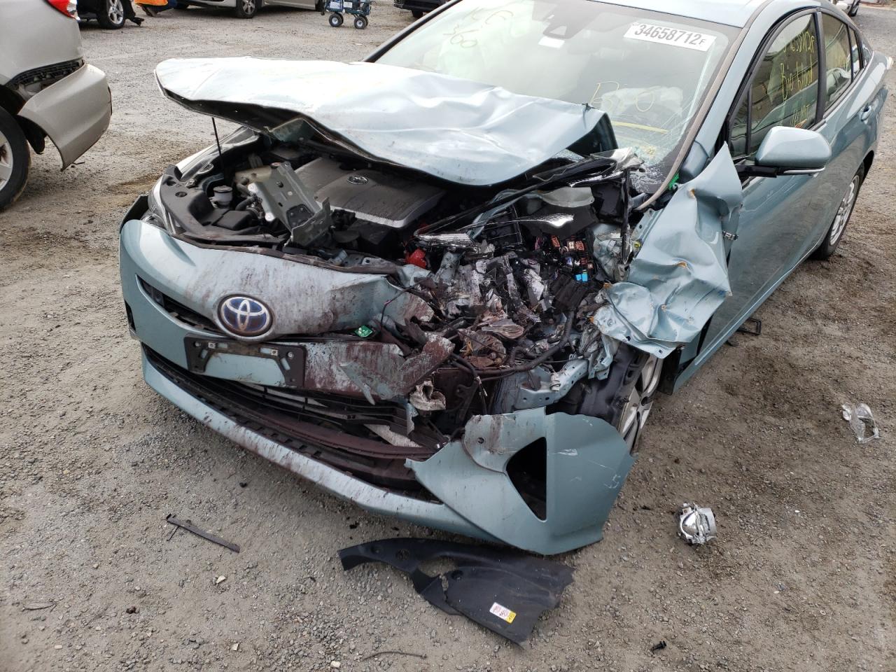 Photo 9 from auction – 2018 TOYOTA PRIUS with VIN JTDKARFU6J3055802