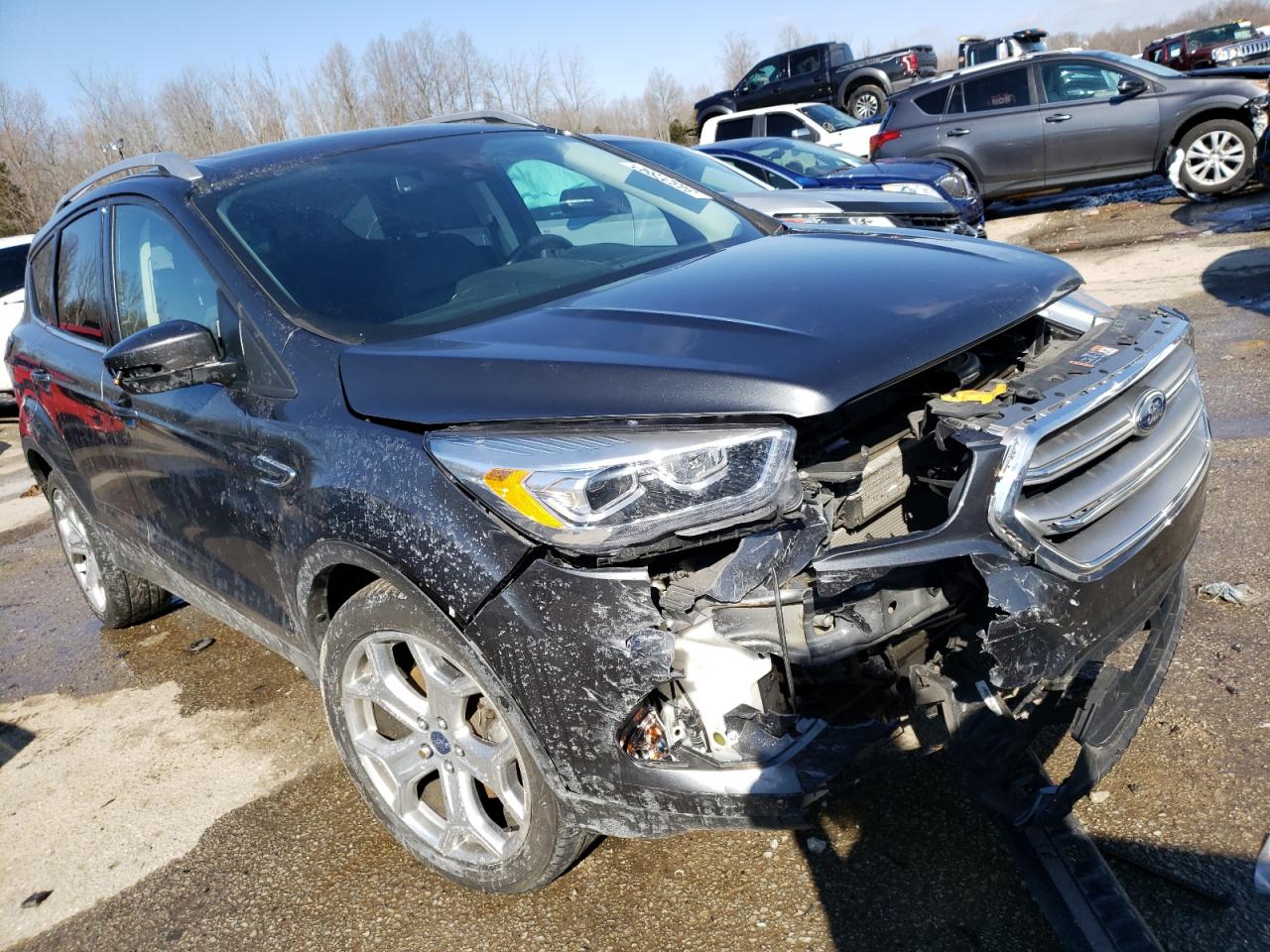 FORD ESCAPE TIT 2017 with VIN 1FMCU9J90HUD86938 - Photo from auction