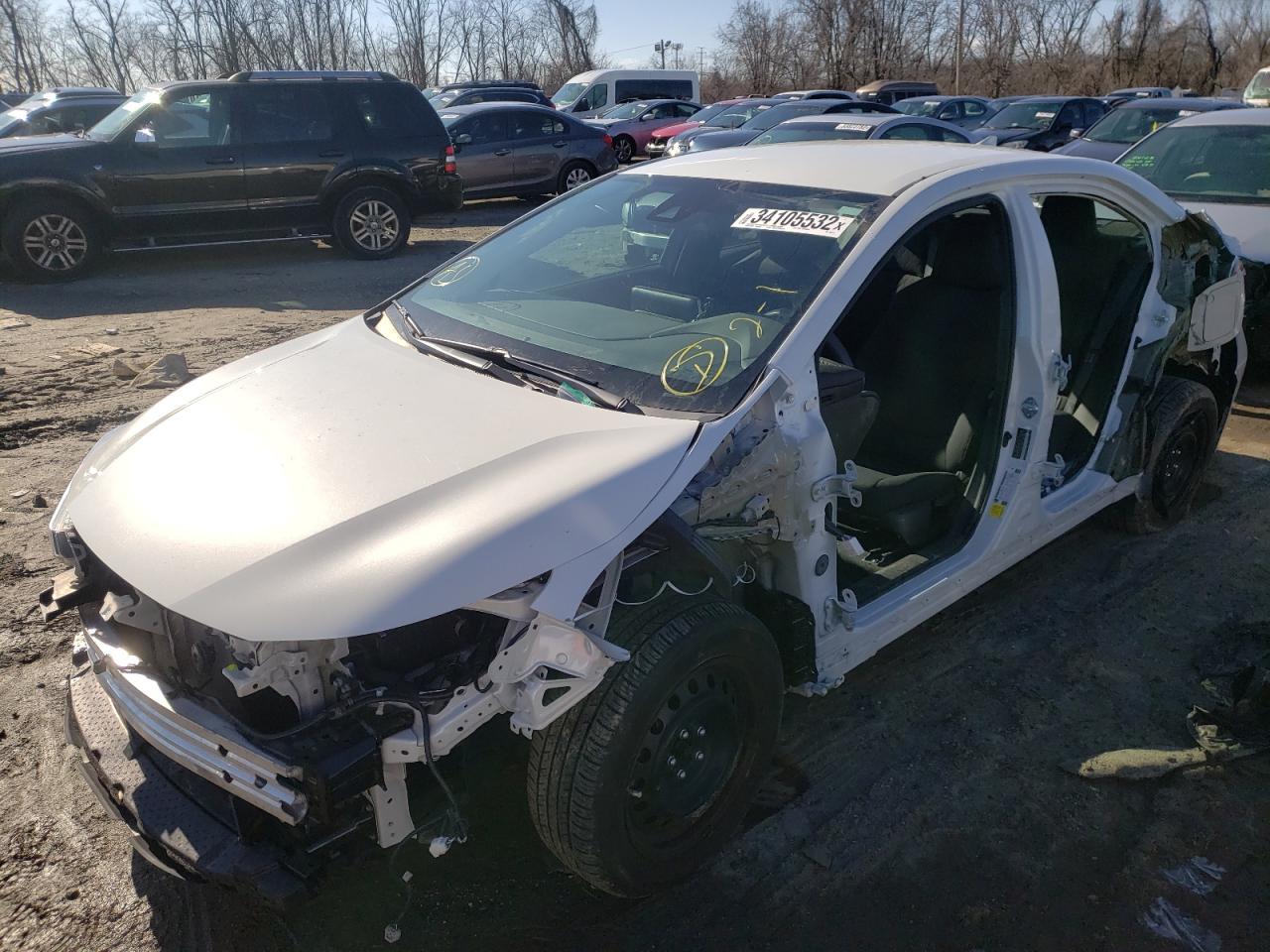 Photo 2 from auction – 2020 TOYOTA COROLLA LE with VIN 5YFEPRAE9LP054746