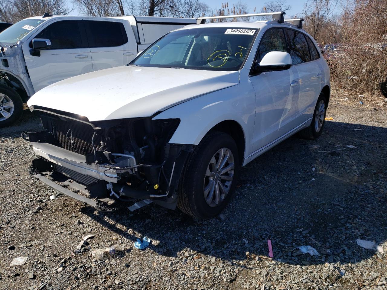 Photo 2 from auction – 2016 AUDI Q5 PREMIUM with VIN WA1L2AFP7GA038275