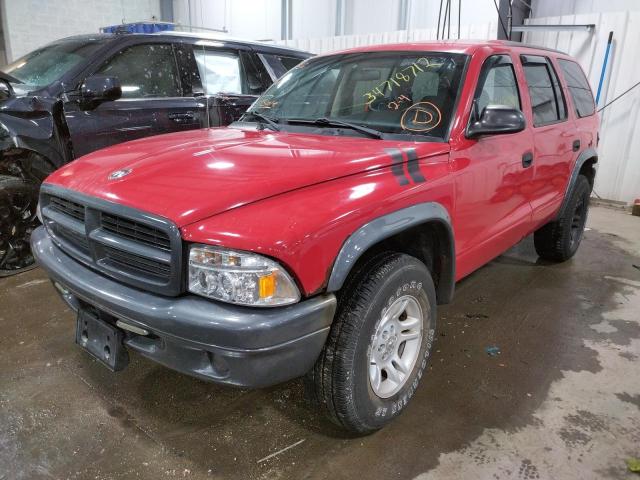 Photo 2 from auction – 2002 DODGE DURANGO SP with VIN 1B4HS38N92F133710