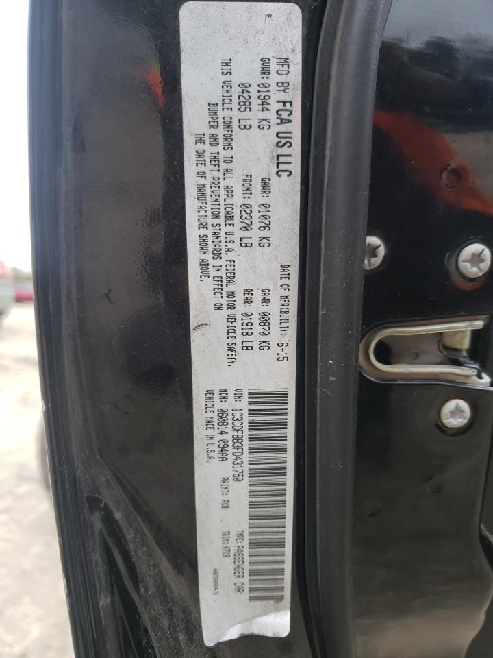 Photo 10 from auction – 2015 DODGE DART SXT with VIN 1C3CDFBB3FD431750