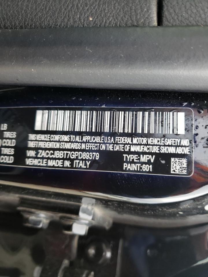 Photo 10 from auction – 2016 JEEP RENEGADE L with VIN ZACCJBBT7GPD89379