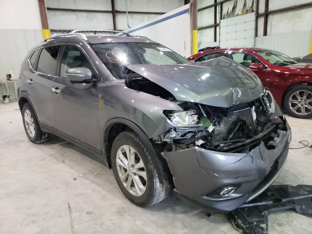 NISSAN ROGUE S 2015 with VIN KNMAT2MVXFP552960 - Photo from auction