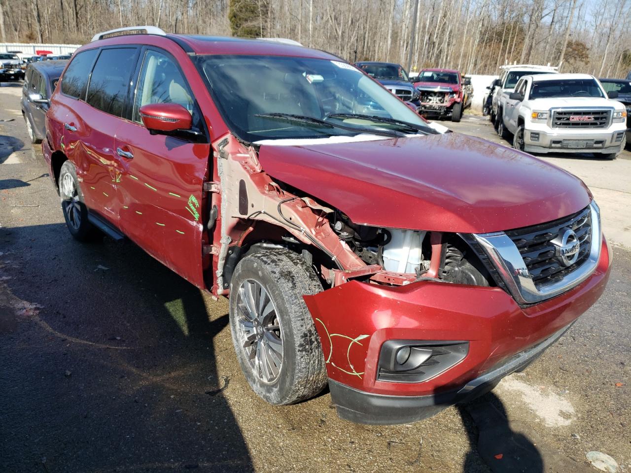 Photo 1 from auction – 2017 NISSAN PATHFINDER with VIN 5N1DR2MM3HC684757