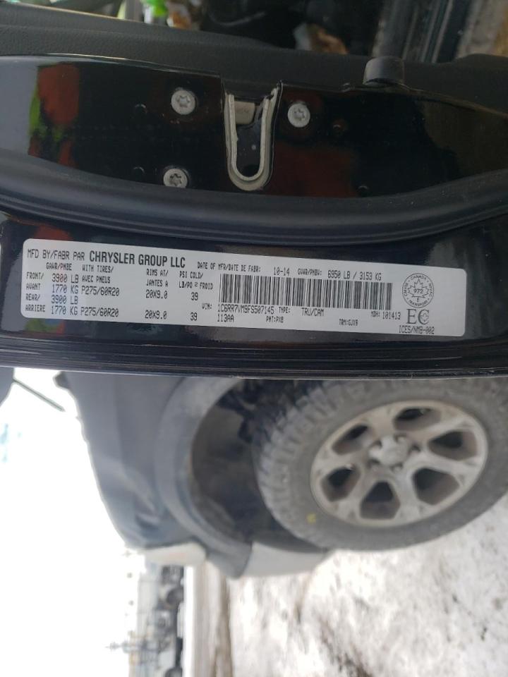 Photo 10 from auction – 2015 RAM 1500 LARAM with VIN 1C6RR7VM9FS507145