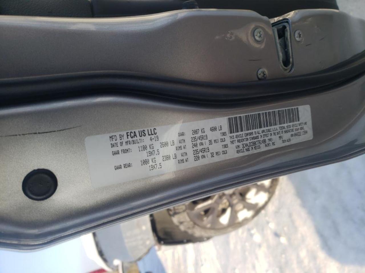 Photo 10 from auction – 2019 JEEP COMPASS LI with VIN 3C4NJDCB8KT761498