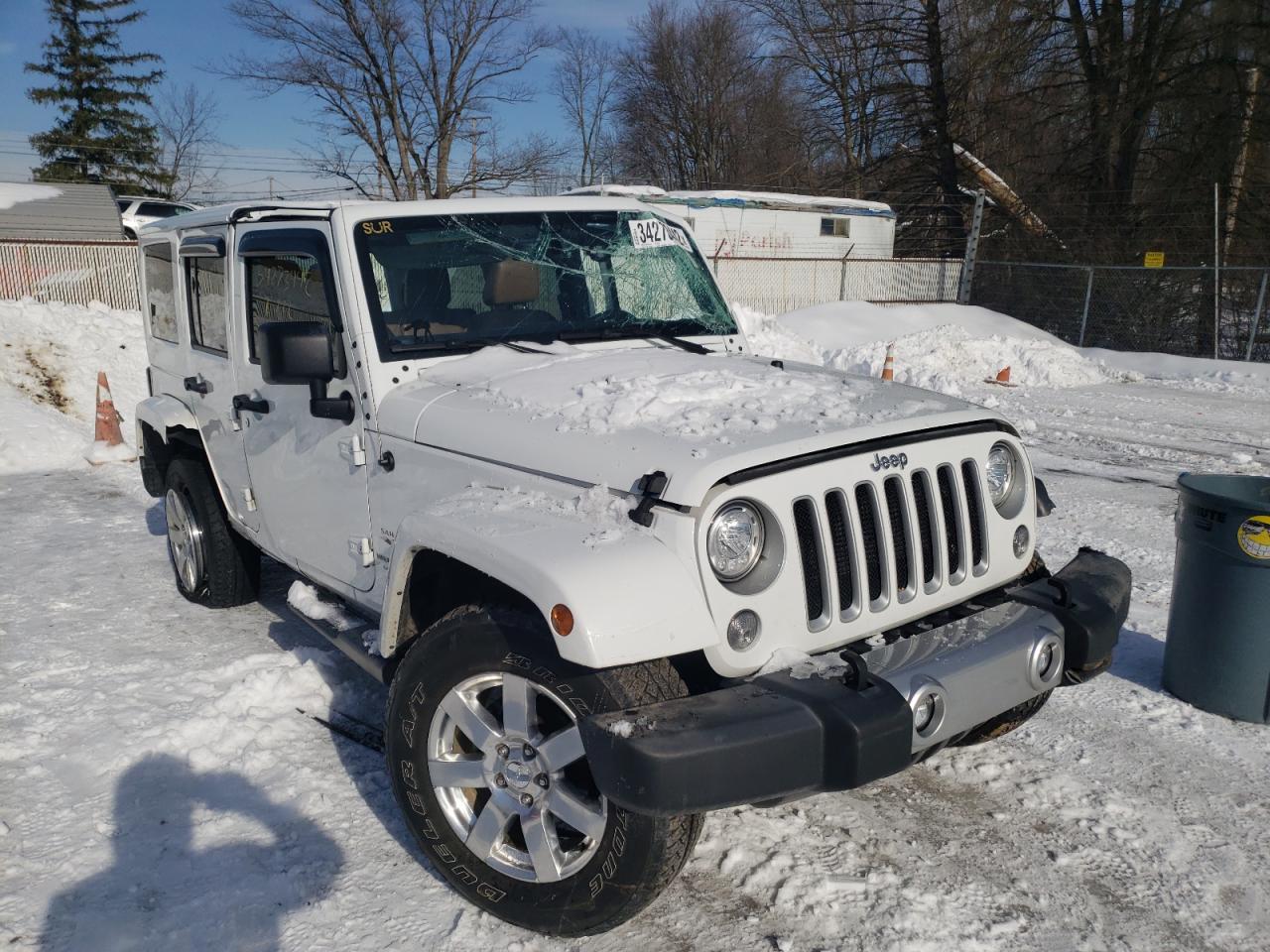 Photo 1 from auction – 2018 JEEP WRANGLER U with VIN 1C4BJWEG3JL908330